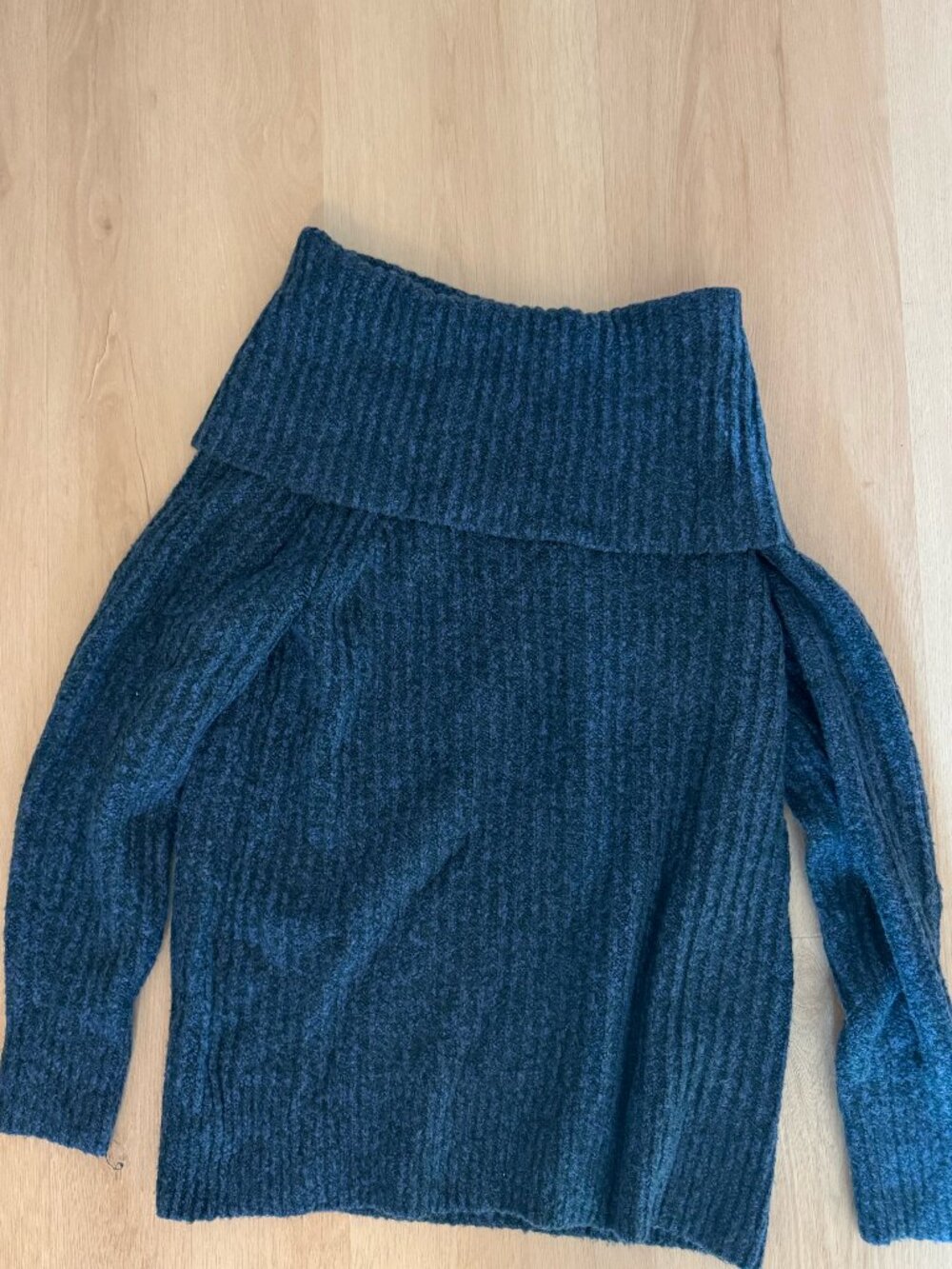 Madewell Cozy Knit Sweater | Size S | Blue | Soft Textured Pullover